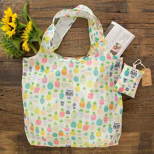 Bolsa de compras plegable Piña