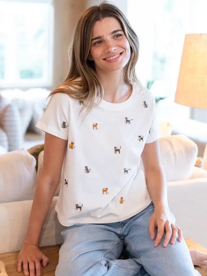 T Shirt Mis favoritos de Gatitos M
