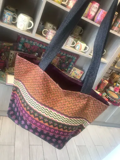 [BAG196]  BOLSO DE LONA INDI