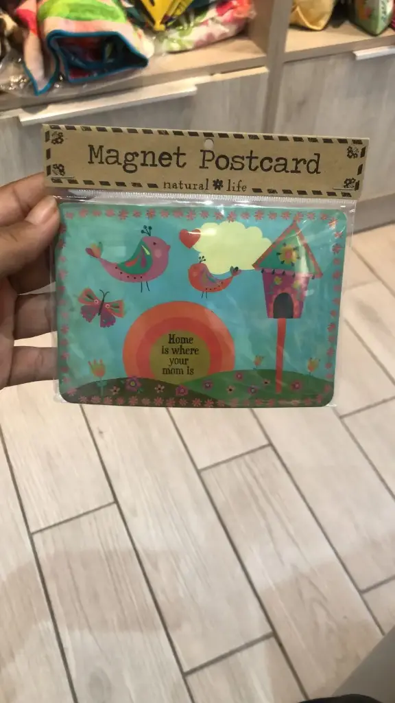 Postal magnética El hogar es mamá