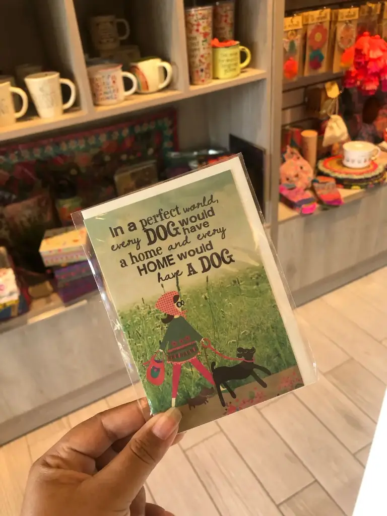 Natural Life Card Perfect Dog