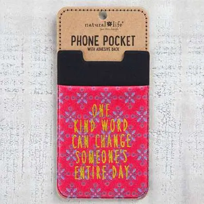 Bolsillo para teléfono Una palabra amable
