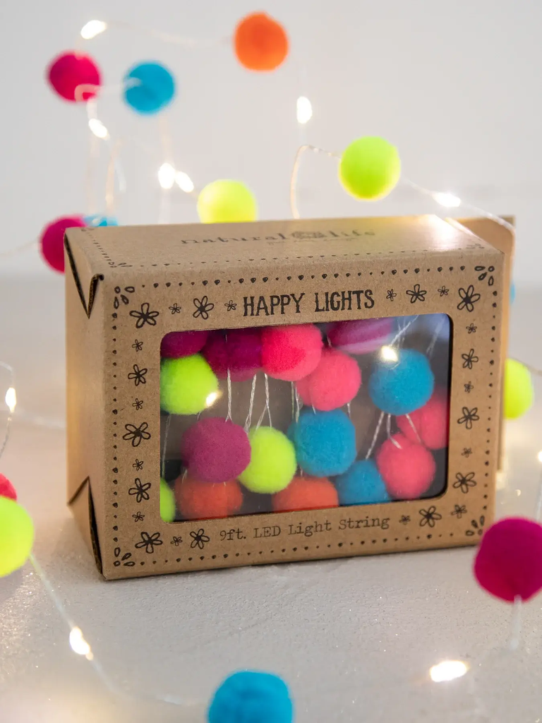 Luces de hadas con pompones