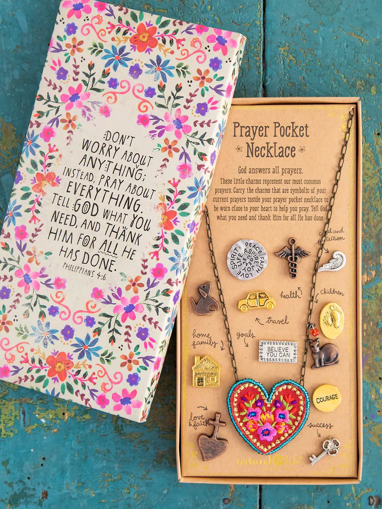Prayer Pocket Necklace Heart
