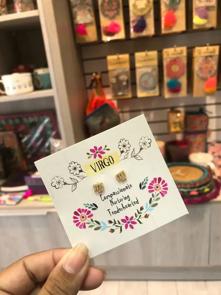 Tiny Earrings Virgo