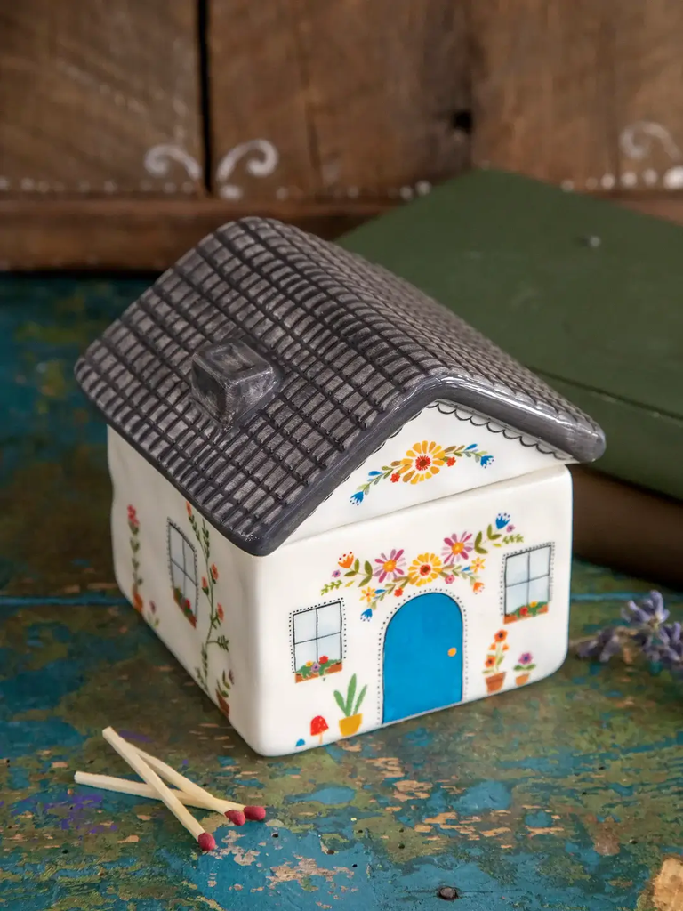 Caja de baratijas Vela Hogar dulce hogar