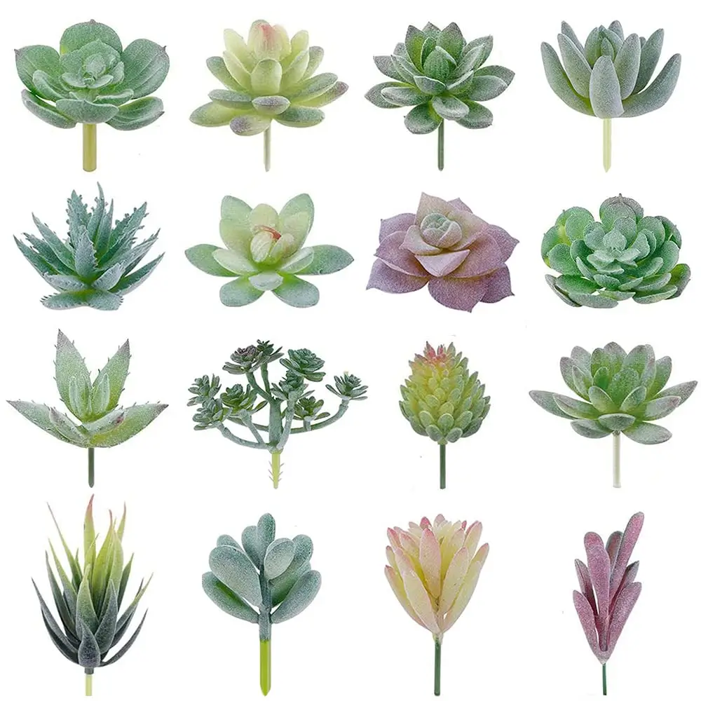 PLANTAS SUCULENTA FAUX S/4