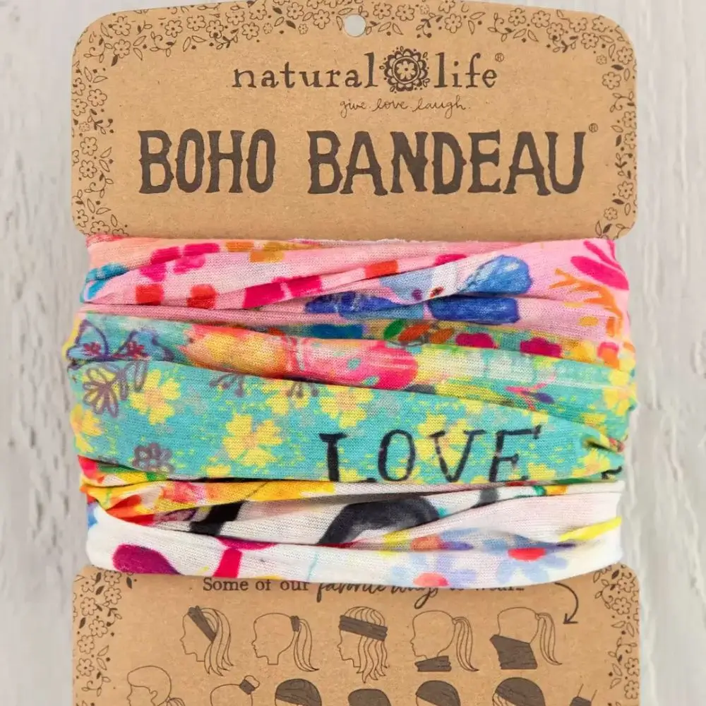 Boho Bandeau Rainbow Love