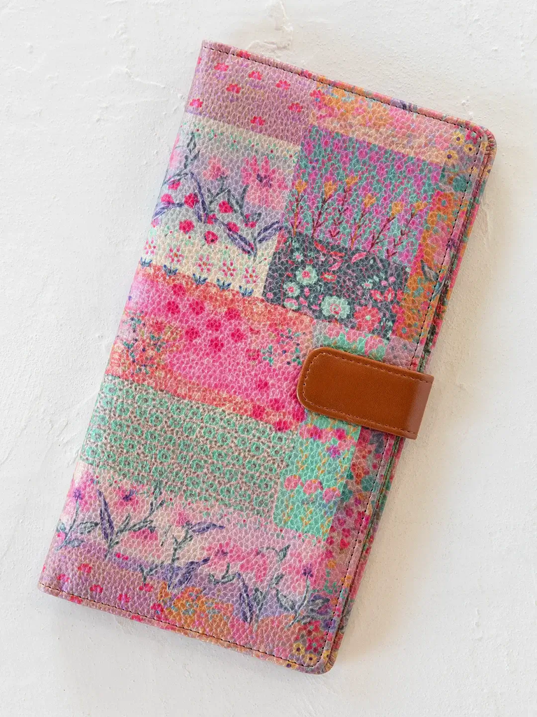 Car Document Holder Pink, Vegan Leather, plastic