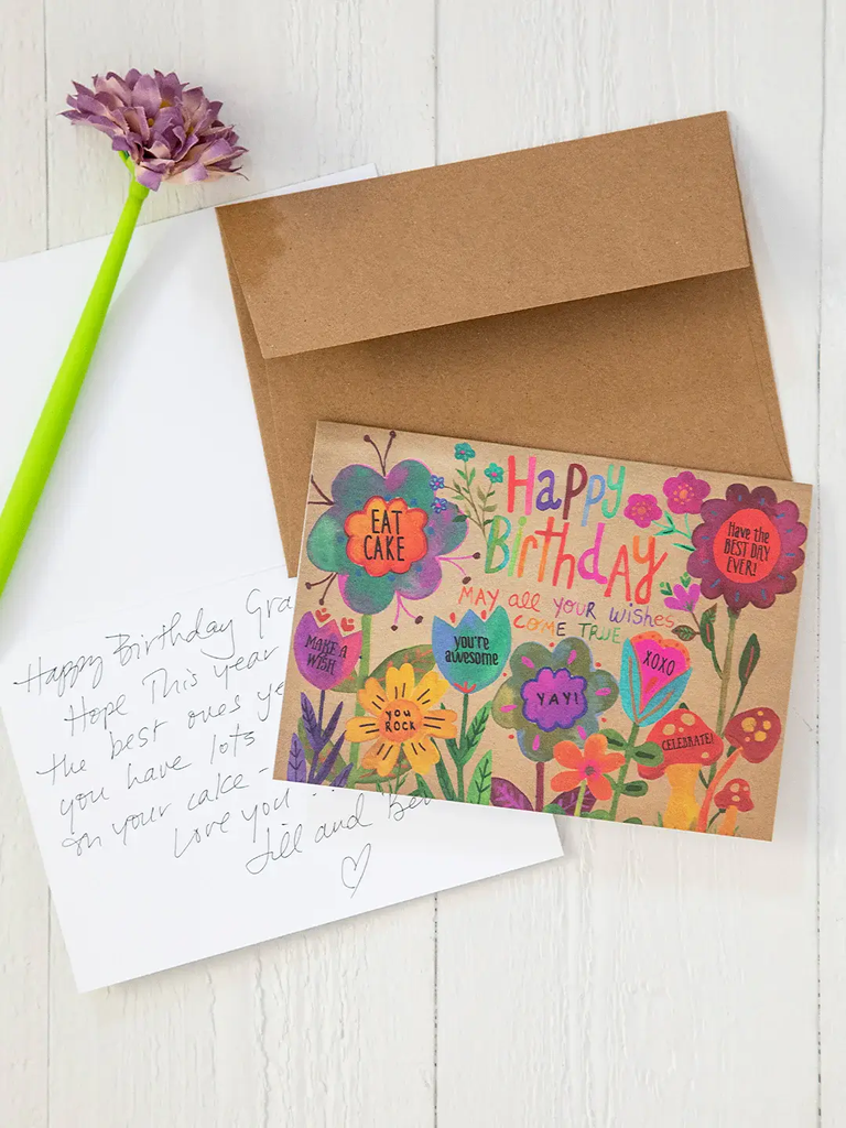 Juego de tarjetas para cajón de regalo HBD