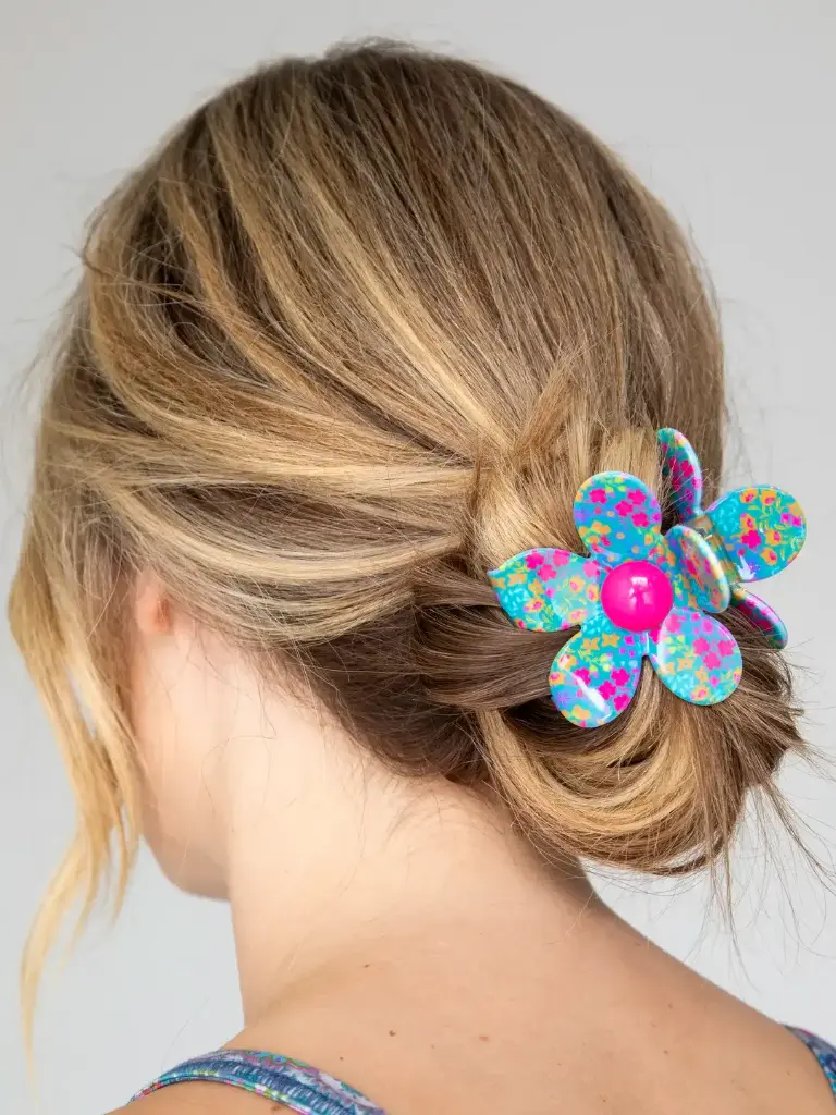 Flora Daysi Claw Clip Neon Tur