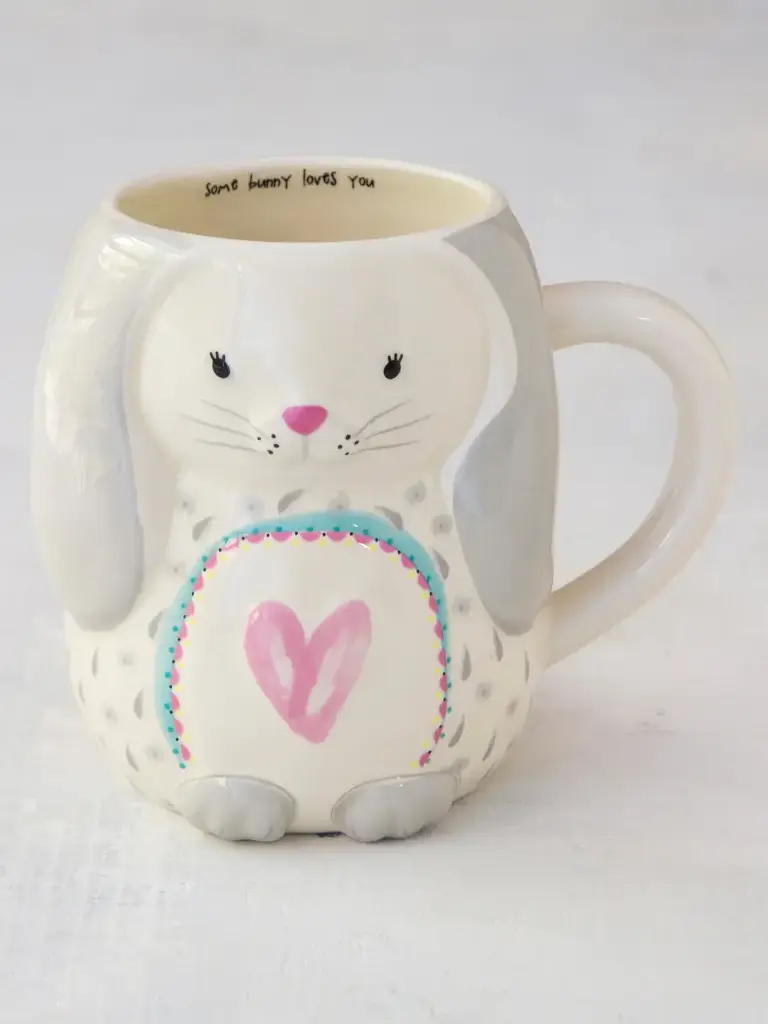 Conejito de taza popular Vive Feliz