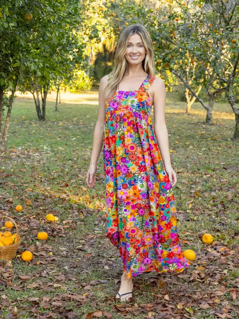Vestido largo Tricia XS brillante