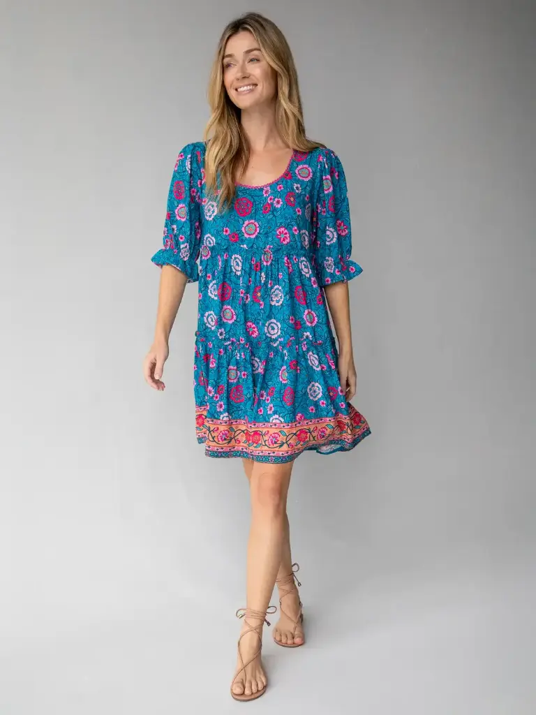Collete Short Dress M Blue