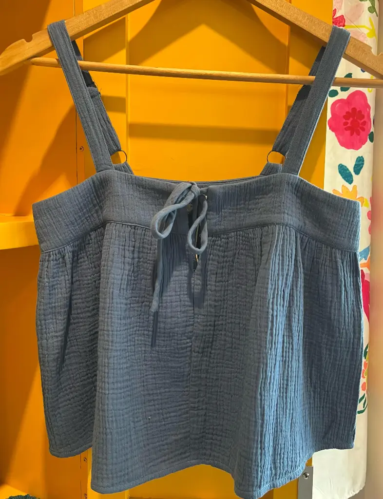 Blusa de Gauze Azul XS