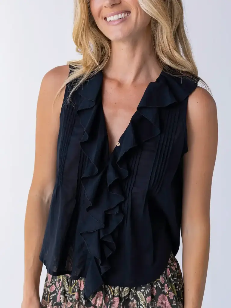 Mi blusa de vuelos favorita Negra en Small 