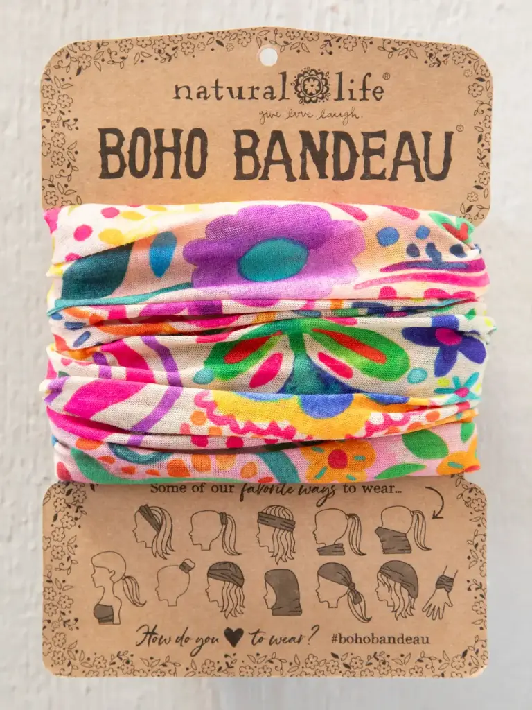 Boho Bandeau Rainbow Doodle
