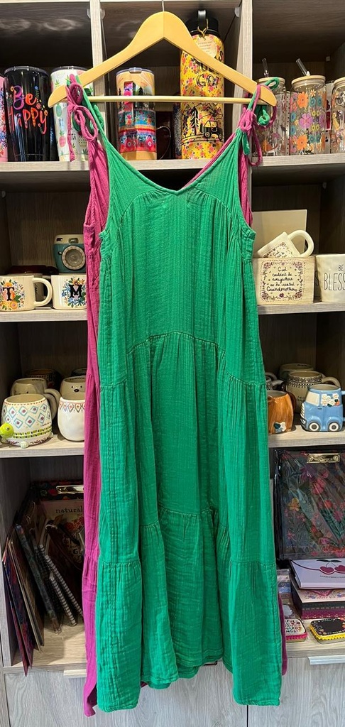 Vestido verde Brooklin