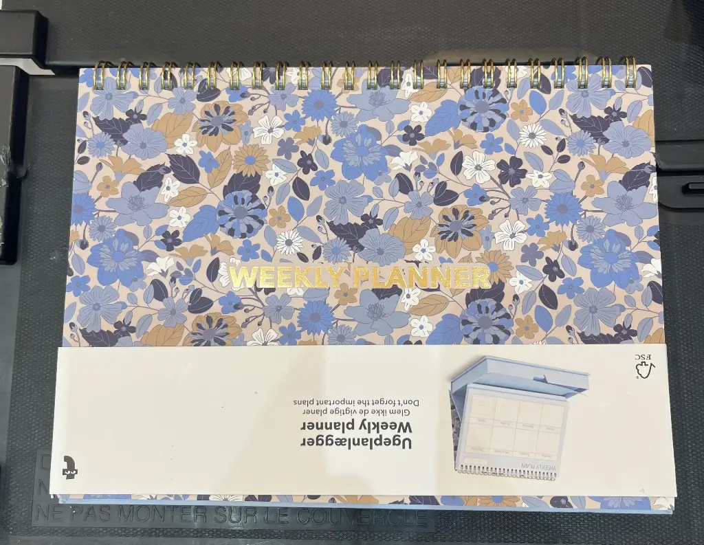 Planificador semanal 2026 Florecitas