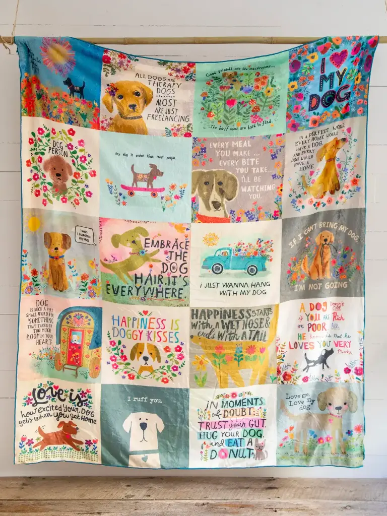 Manta XL Para amantes  de los perros