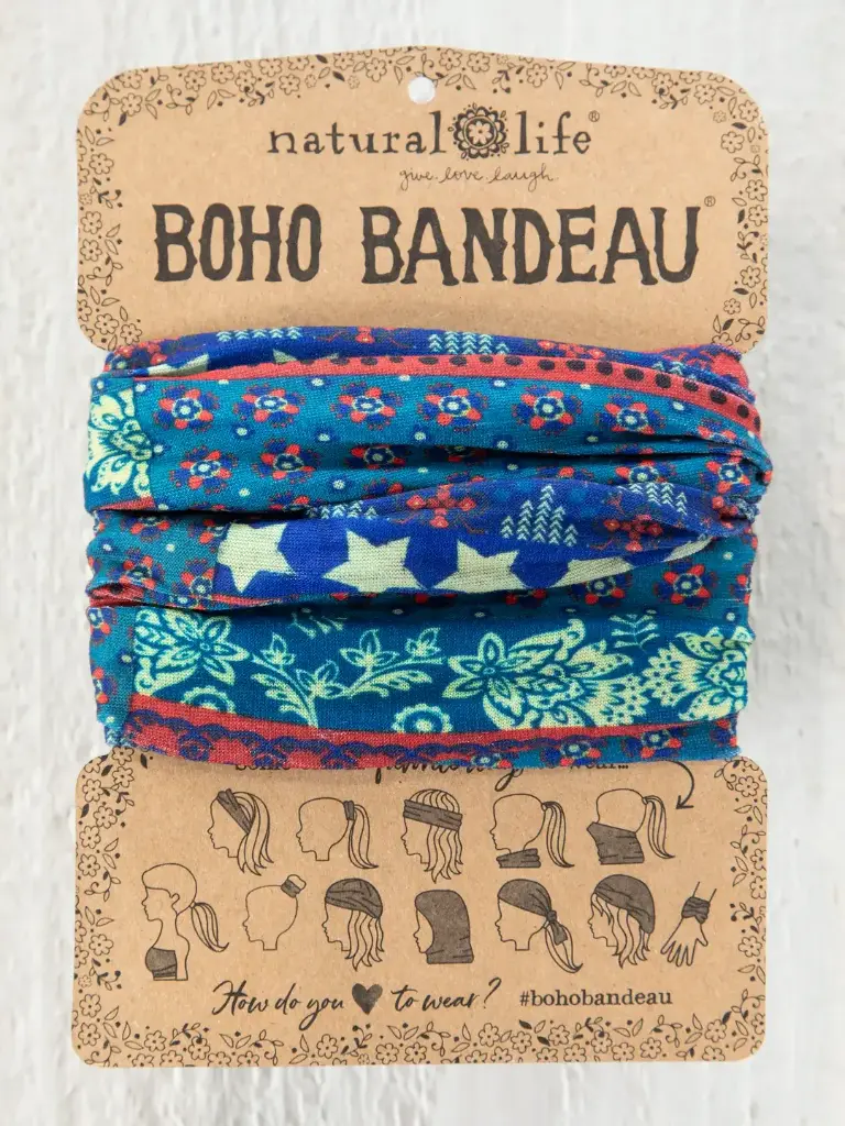 Bandana margaritas azules