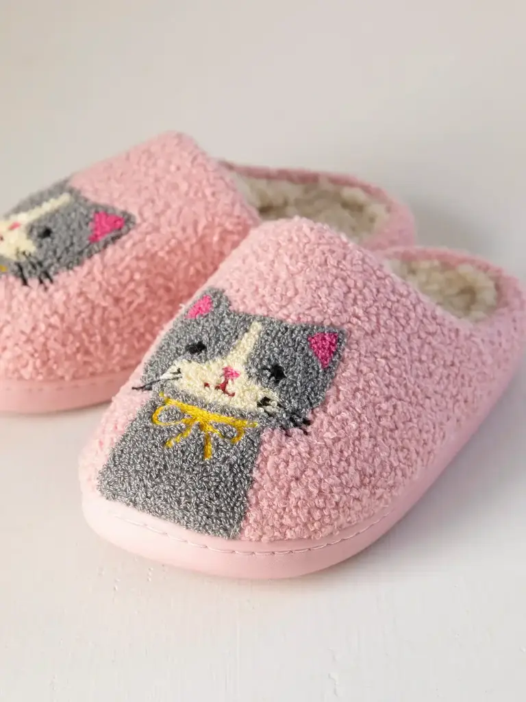 Pantuflas iconicas rosadas