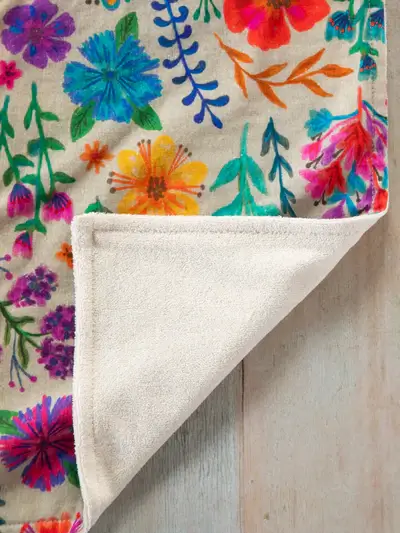 Bandana Boho roja de parches