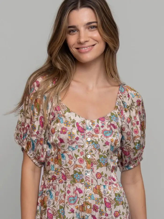 Danielle Vestido dia y noche en seda S