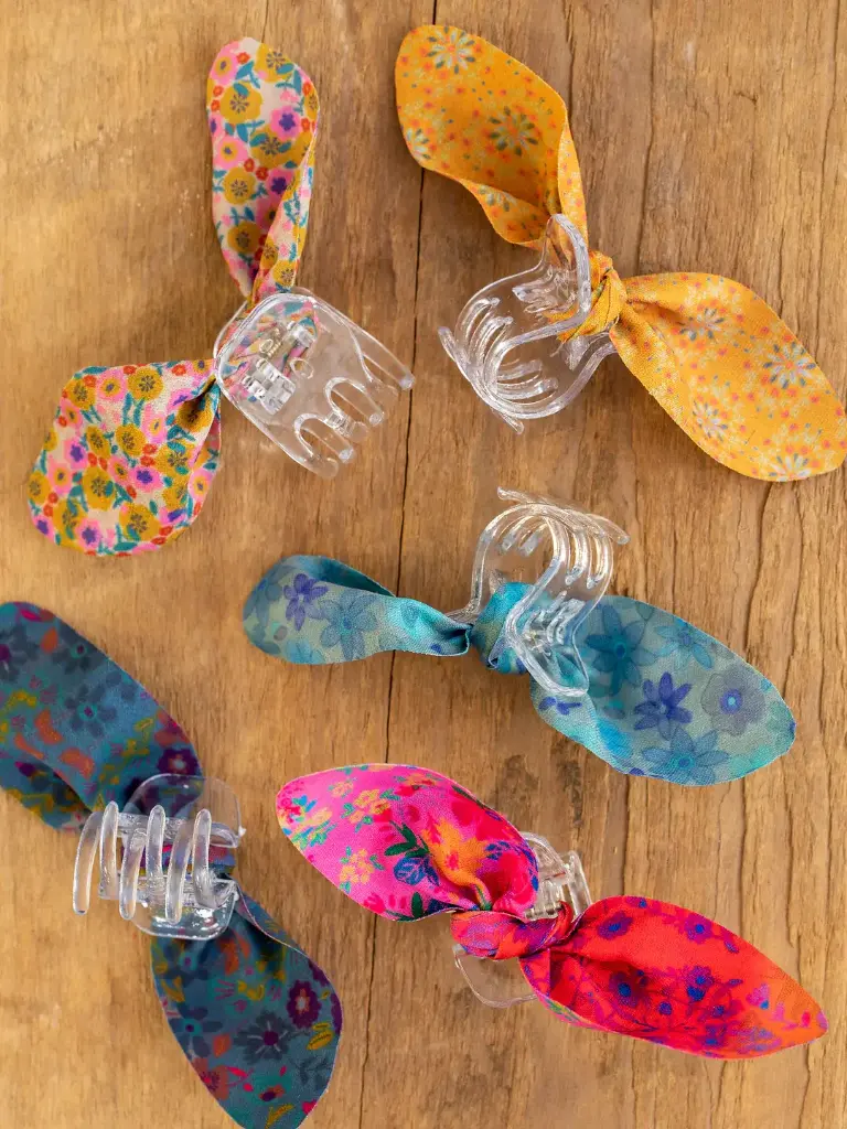 Ganchitos mini azul y rosada