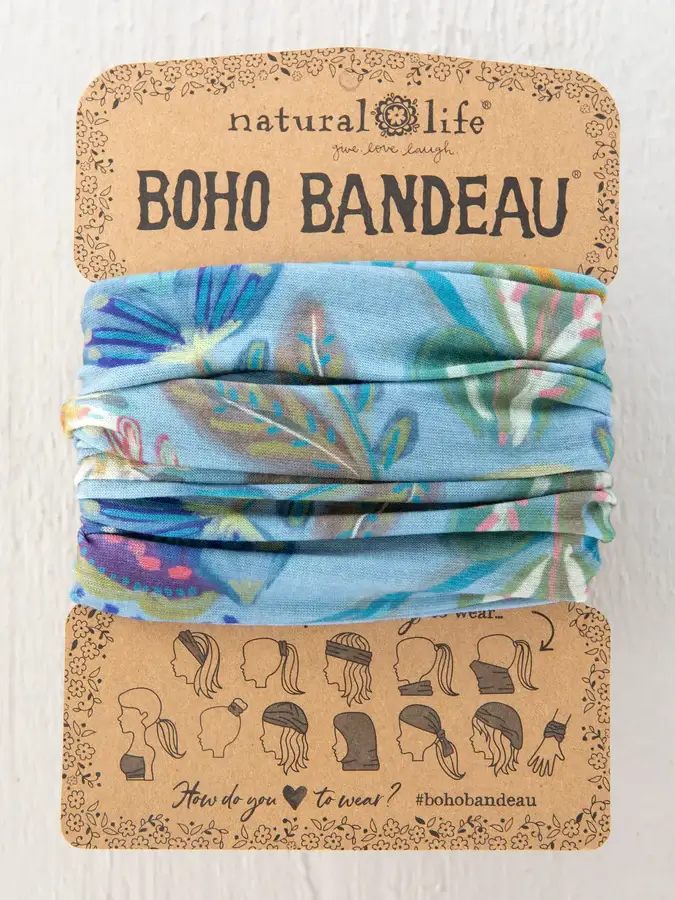 Boho Bandeau Floral mandala en jardin