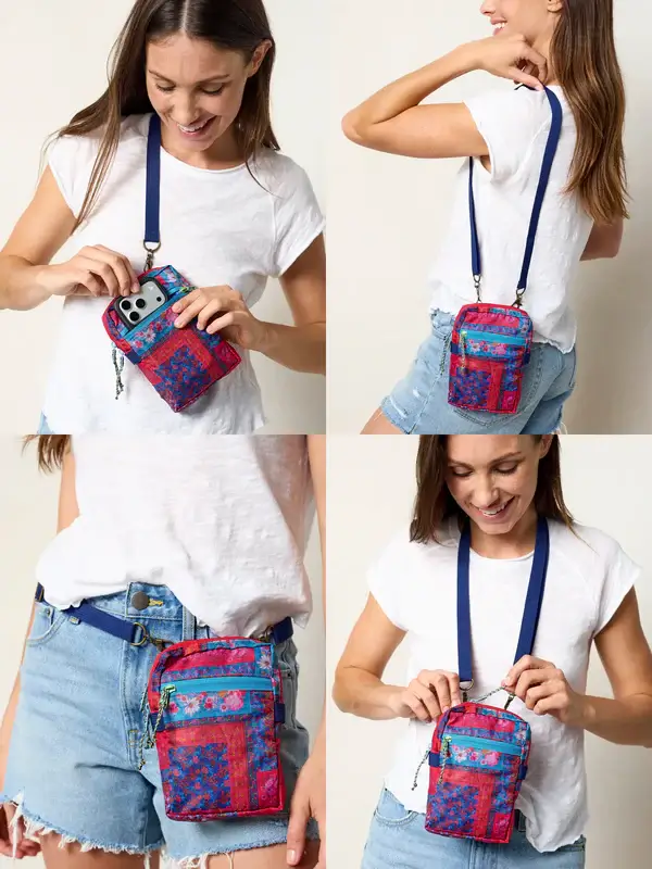 Cartera Crossbody Jewel 8 en 1
