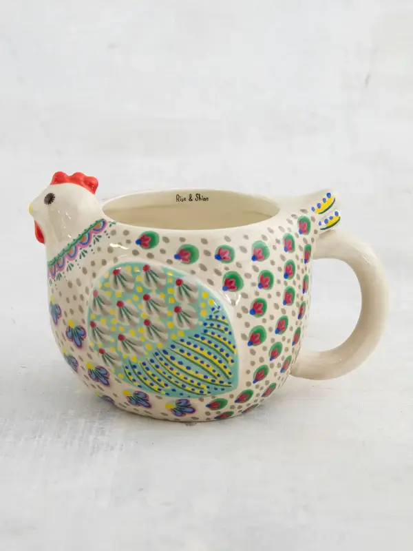 Taza de Gallina Colorida Mexican