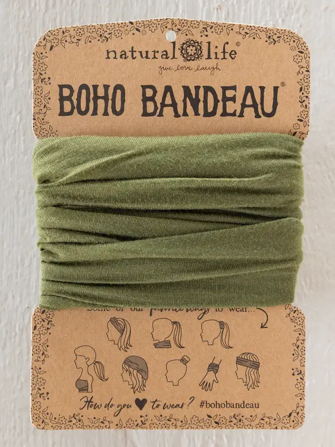 Bandeau Boho Verde Oliva