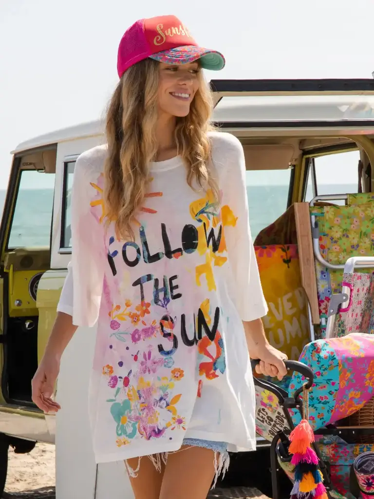 La vida es un lienzo Tee Seguir