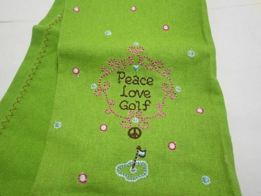 [LHT021] LN HND TWL-PEACE LOVE GOLF