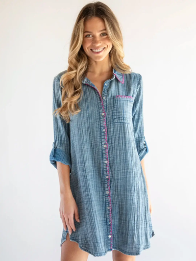 [LHDRS002277]  Lola Shirt M Denim