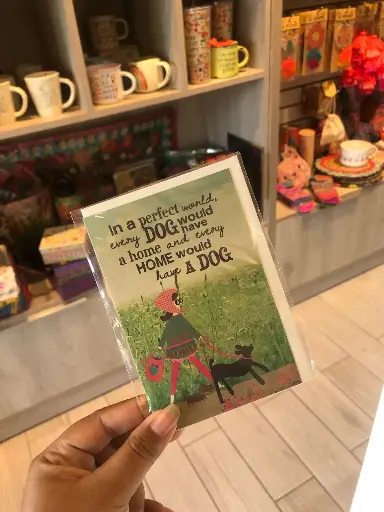 [CARD016] Tarjeta de vida natural Perro perfecto