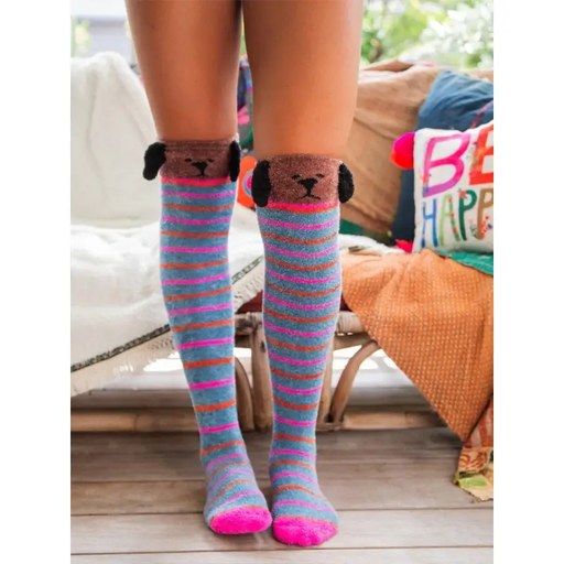 [SOCK115] Calcetines cómodos por encima de la rodilla para perro