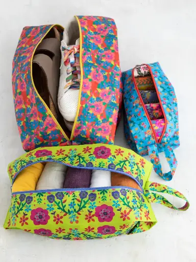 [BAG000055] Bolsa Pack & Go Floral