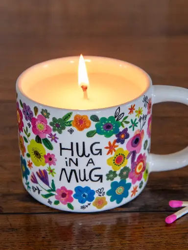 [CNDL000046] Secret Message Candle Hug