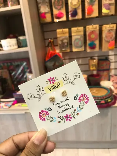 [ERNG095] Tiny Earrings Virgo