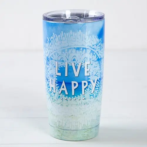 [WB022] Tumbler Live Happy Beach