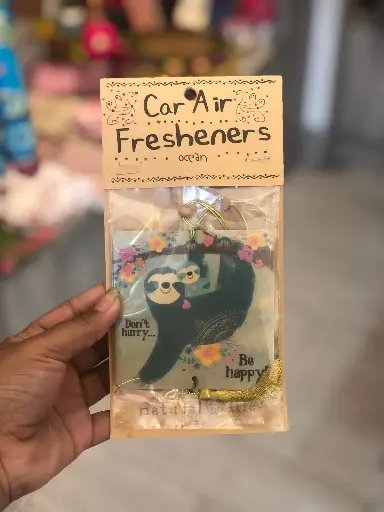 [AFR125] Air Freshener Don't Hurry Sloth