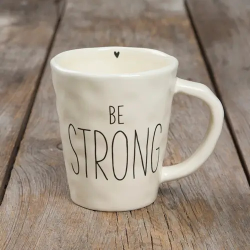 [MUG257] Tazas BE Sé fuerte
