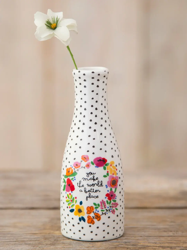 [VASE018] Bud Vase You make world better