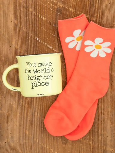 [GIFTSET000006] Camp Mug & Socks Set Yellow Brighter