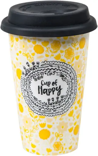 [TMUG035] Ceramic Thermal Mugs Cup of Happy