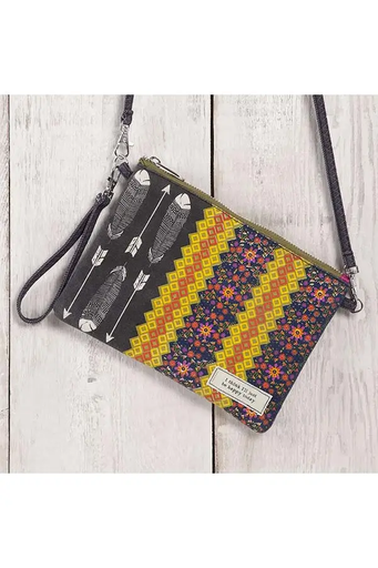 [BAG194] Canvas crossbody wallet