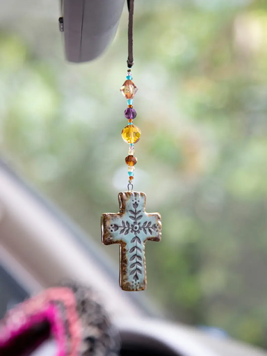 [CCH047] Charm para coche Cruz Artesanal