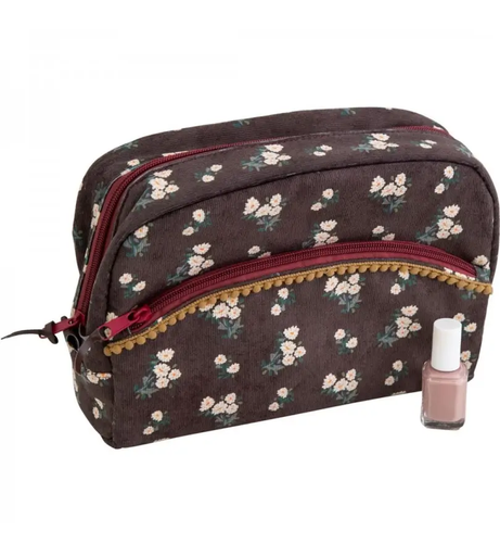 [BAG322] Cosmetic Bag Cocoa Daisies